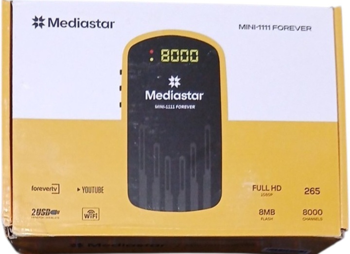 گیرنده دیجیتال مدیا استار مدل MS1111 با ساپورت کدک H265