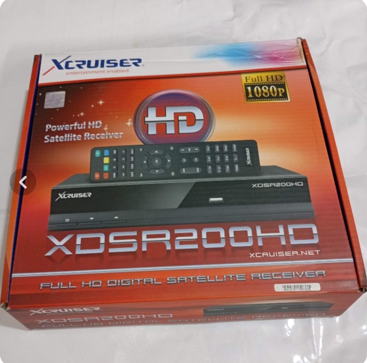 گیرنده دیجیتال ایکسکروزر مدل Xcruser200 فول اچ دی ریموت کنترل بزرگ